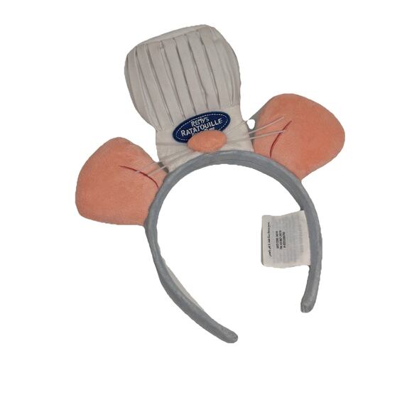 Disney Remy’s Ratatouille Chef Mouse Ear Headband - White, Peach, Gray - Picture 3 of 3